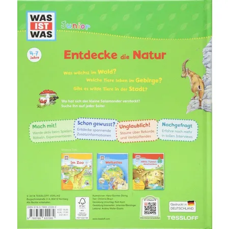 Tessloff WAS IST WAS Junior - Entdecke die Natur