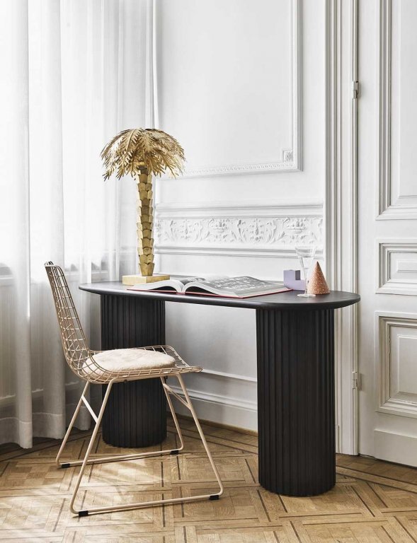 HKliving Wire stoel zwart