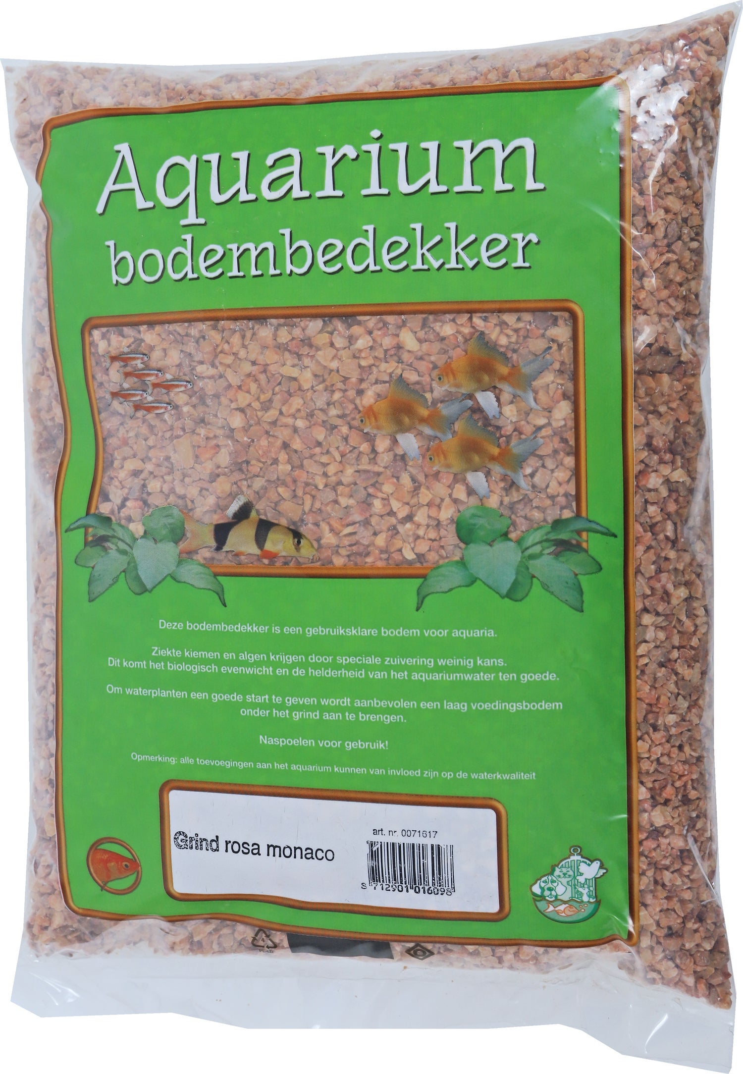 Boon aquariumgrind Rosa Monaco bruin 8 kg