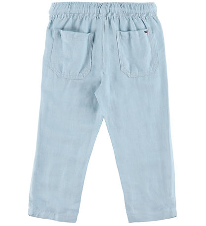 Tommy Hilfiger Hosen - Leinen - Luftig Blue