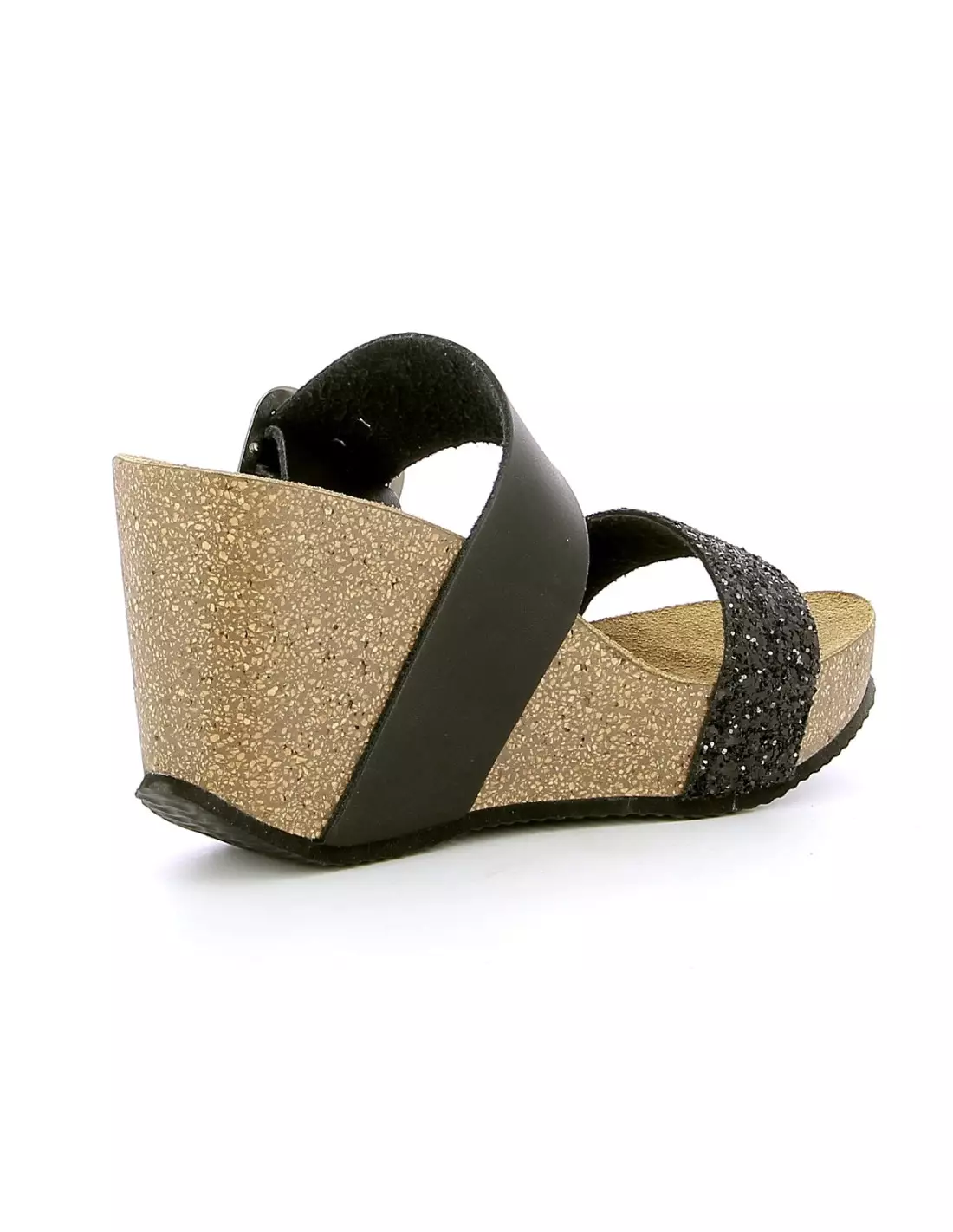 K DAQUES TORTA - Sandales & nu-pieds Noirpaillette