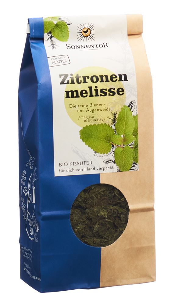 SONNENTOR Zitronenmelisse Tee<br>50 g, Sack, TEES, offen BIO