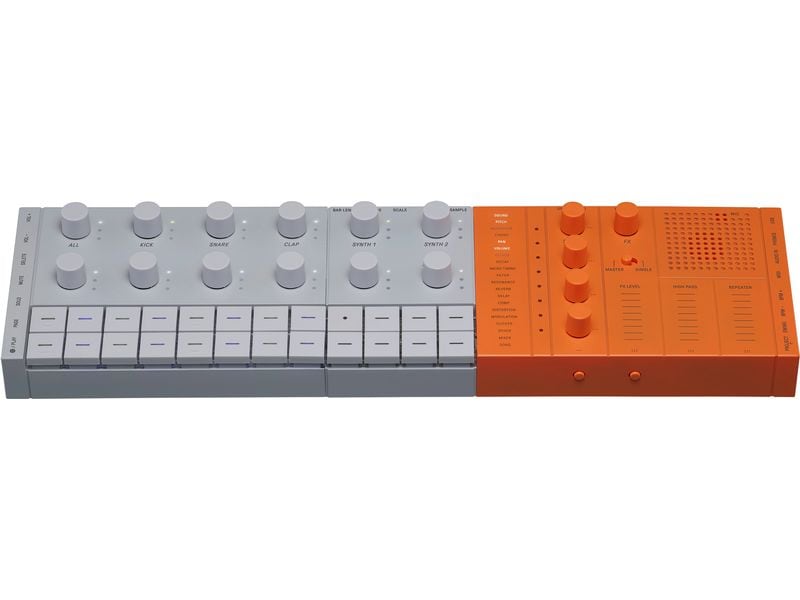 Yamaha Production Center SEQTRAK Orange Drum-Machine, Synthesizer, Sampler, Sequenzer, MIDI- und USB-Audio-Interface