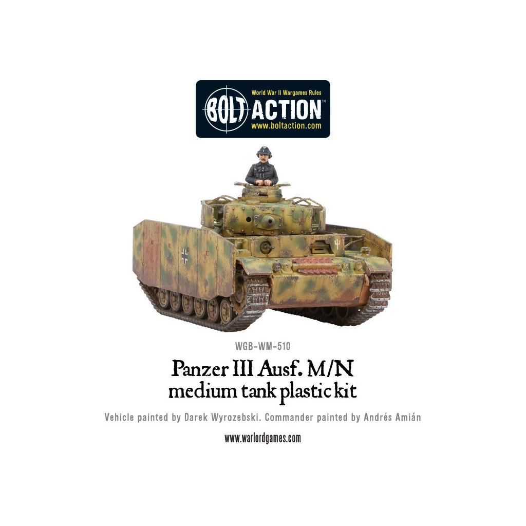 Bolt Action - German - Panzer III (Plastic Box)
