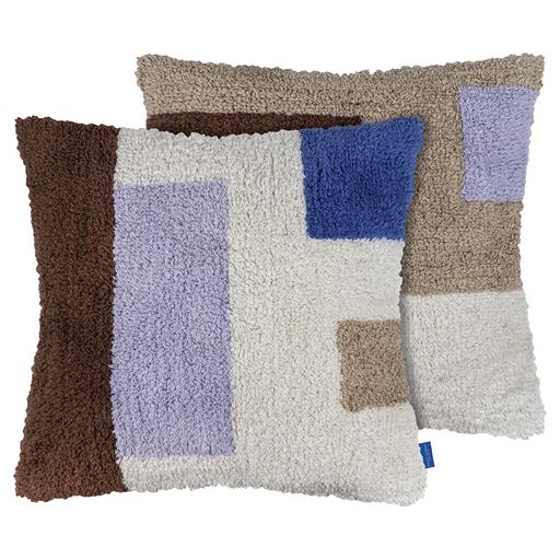 Mette Ditmer Brick Tufted Pude, Chocolate, 50x50 cm