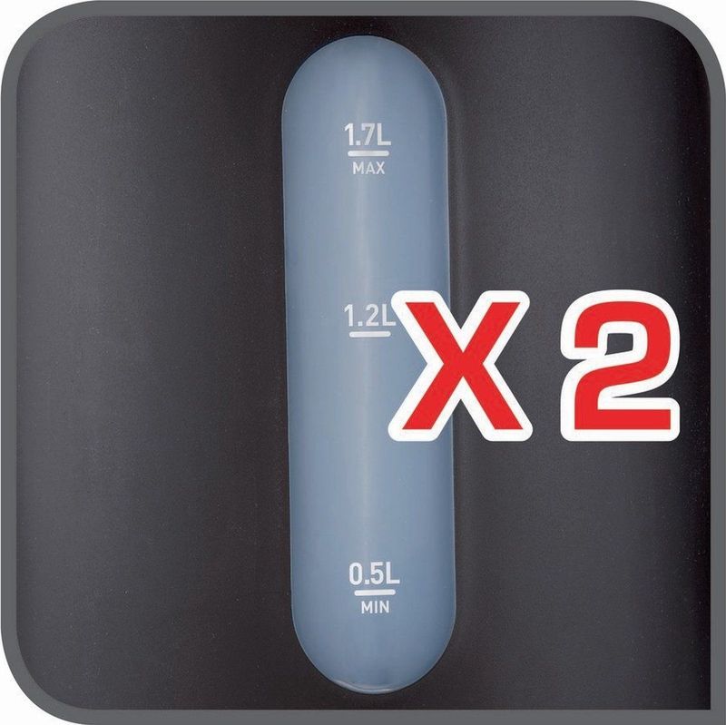 Tefal - KO330815 - Waterkoker - Zwart - 1.7 Liter - 2400 Watt