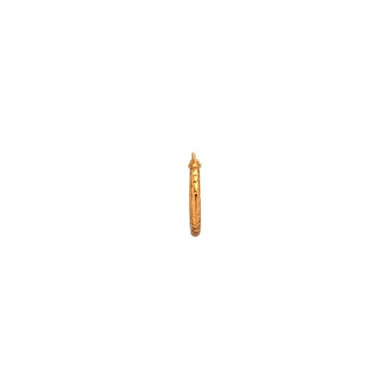 Stine A Petit Tinsel Creol Earring Goldenen