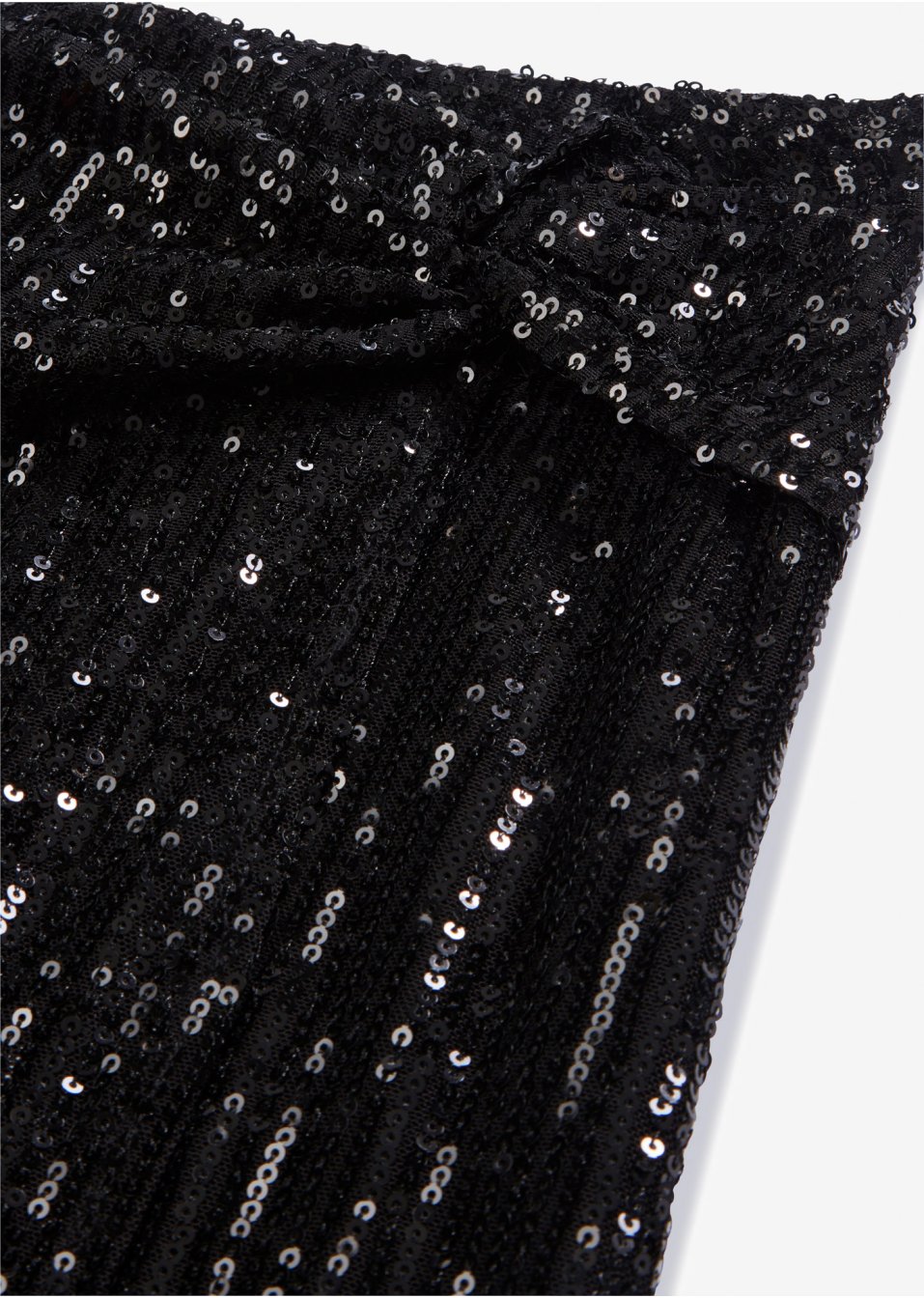 Jupe à paillettes style portefeuille