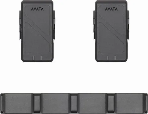 DJI Avata Fly More Kit - Batterioplader   batteri 2 x - Li-Ion - 2420 mAh - 35.71 Wh - 7C - 4 x batterier lader op - 4 output-stikforbindelser