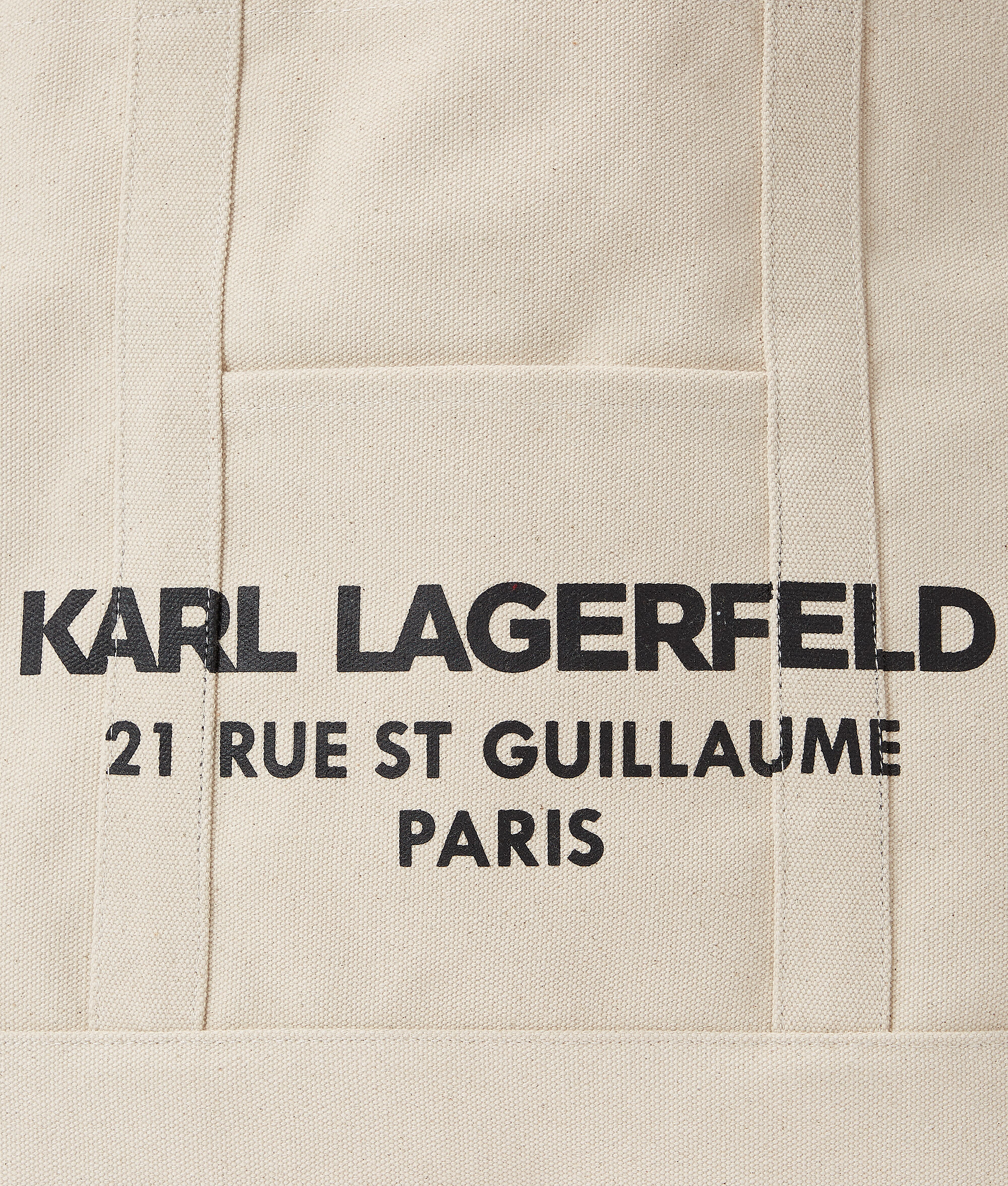 SAC SHOPPER EN TOILE RUE ST-GUILLAUME EXTRA-LARGE