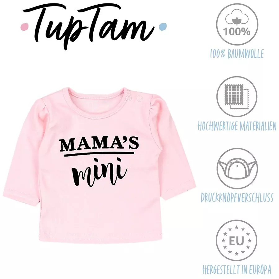 TupTam Baby Mädchen Langarmshirt 5er Set apricot