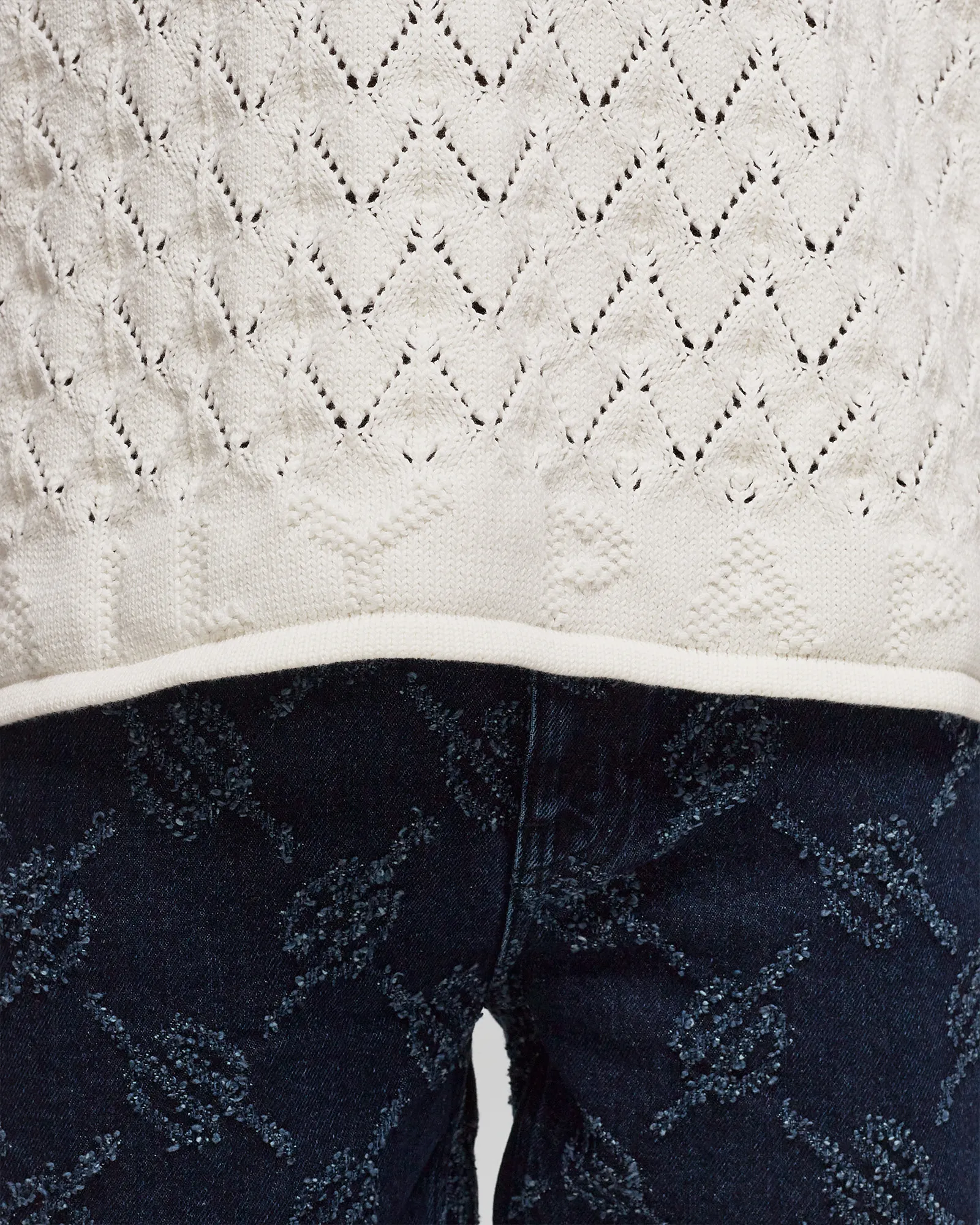 Daily Paper yinka relaxed knit ss polo