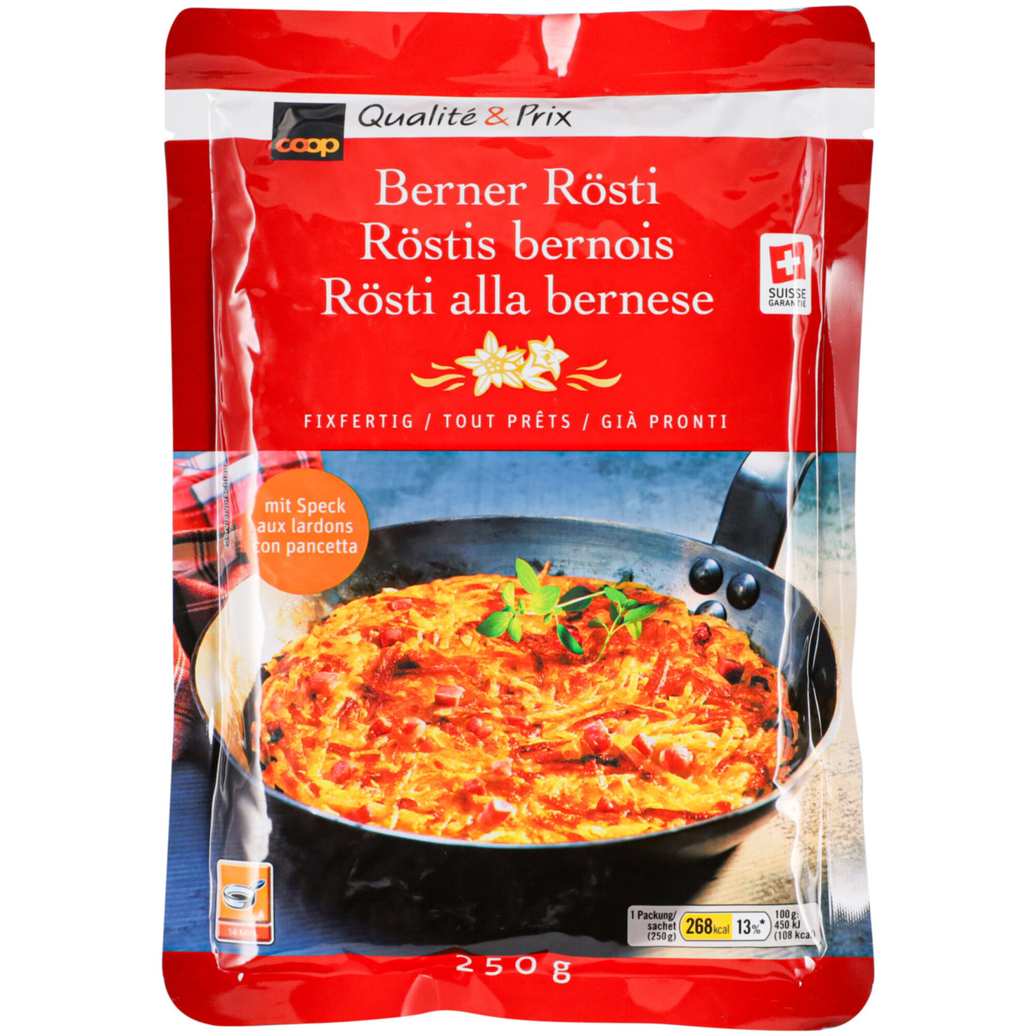 Berner Rösti mit Speck fixfertig