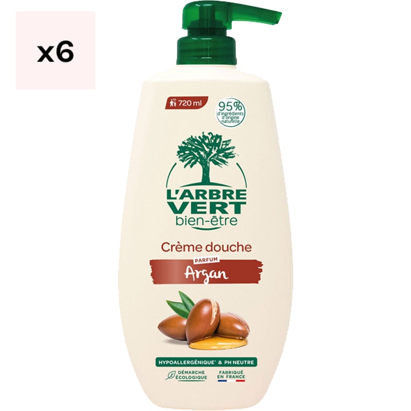 Crèmes de douche - Argan - 6 x 720 ml