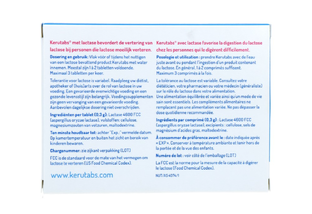 Kerutabs Lactase Enzym Tabletten 15TB
