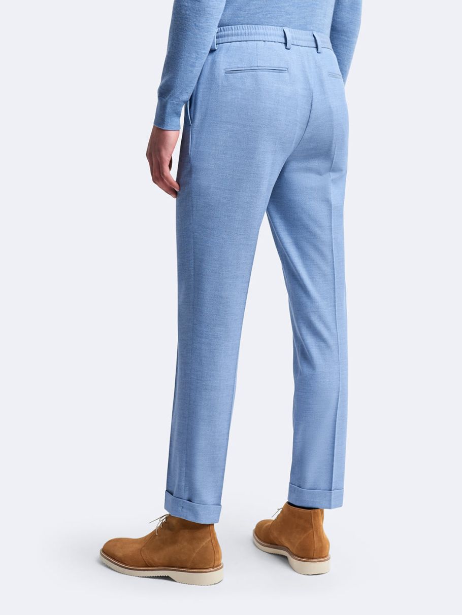 Pantalon coordonnable faux uni