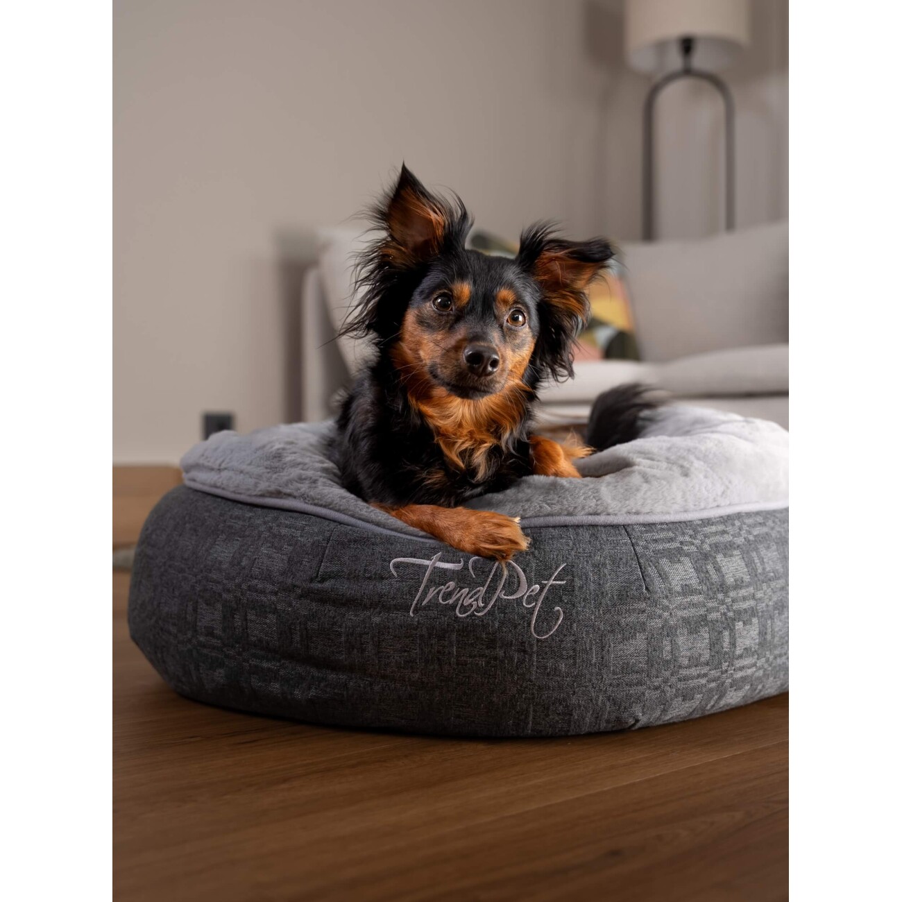 TrendPet LunaBed Hundebett grau S