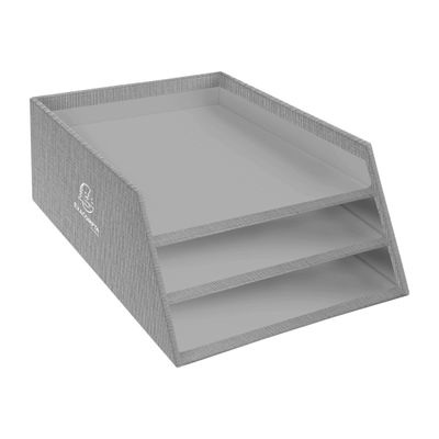 Exacompta Teksto - Corbeille à courrier en carton A4+ - disponible dans différentes couleurs