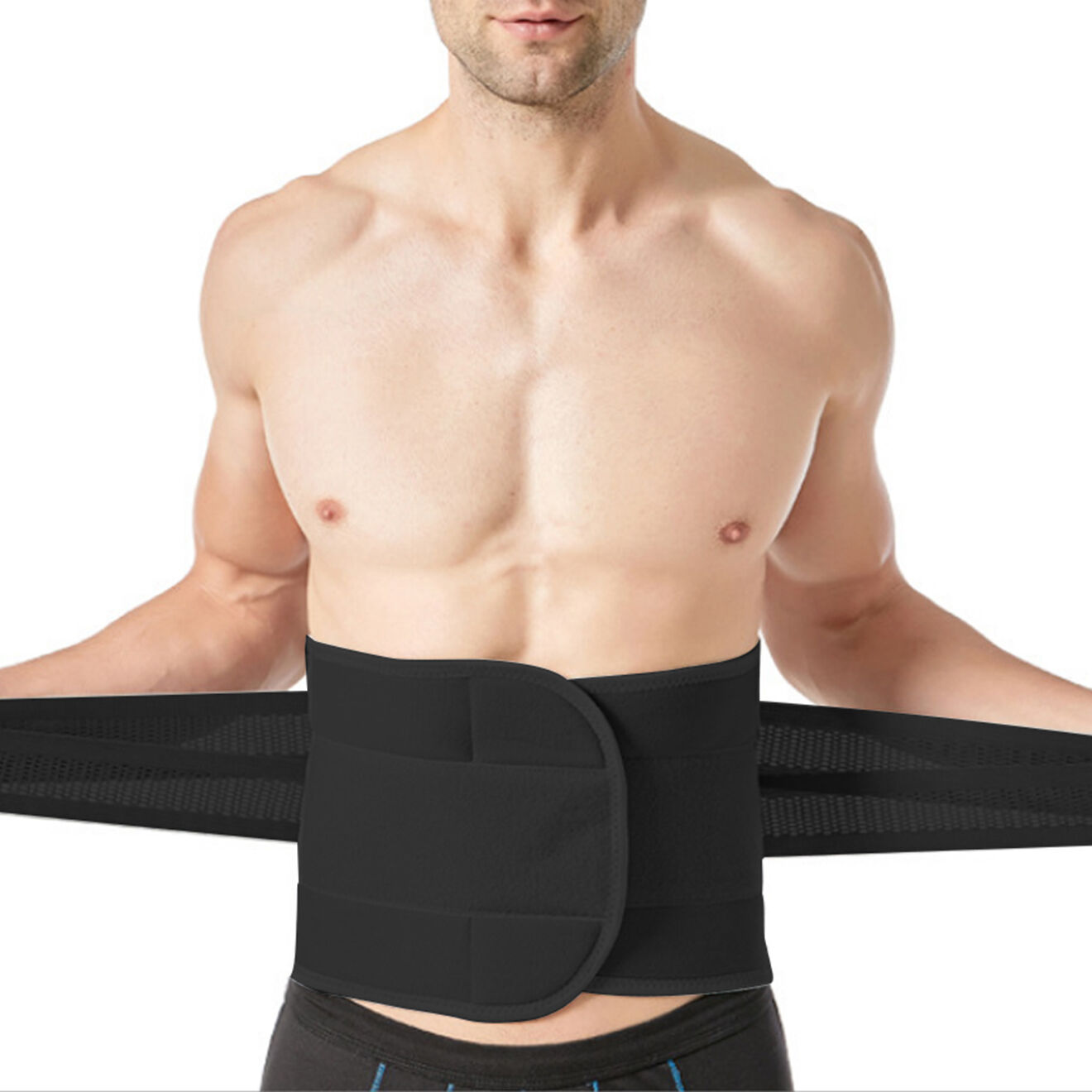 Onamaste Ceinture de maintien noire - 97.5x22x0.2 cm