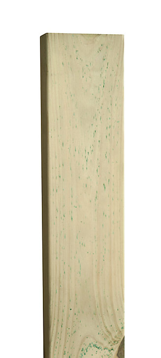 Demi poteau bois Lemhi L.240 cm pour pose double rainure