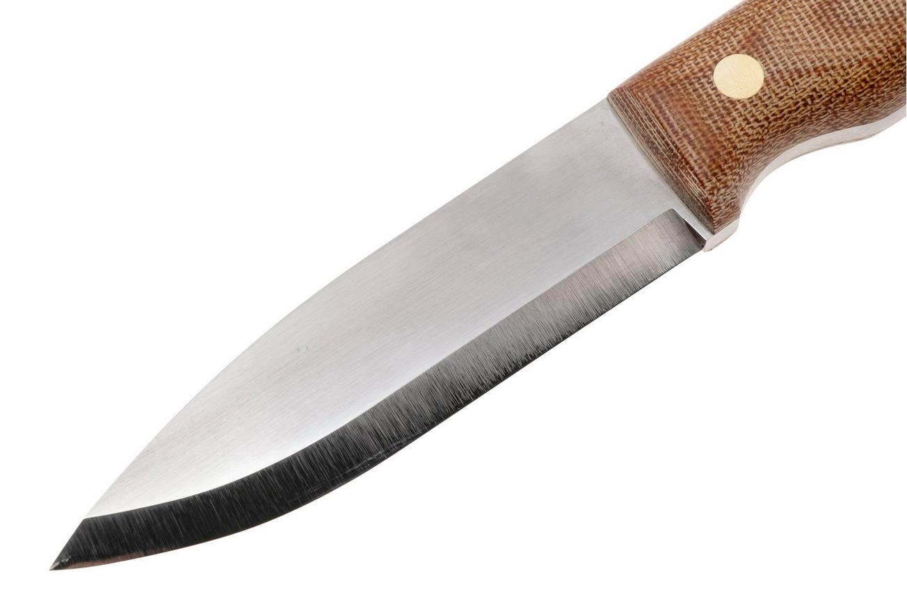 Casström No. 10 SFK 13150 Satin A8 Mod, Canvas Micarta, bushcraftmes