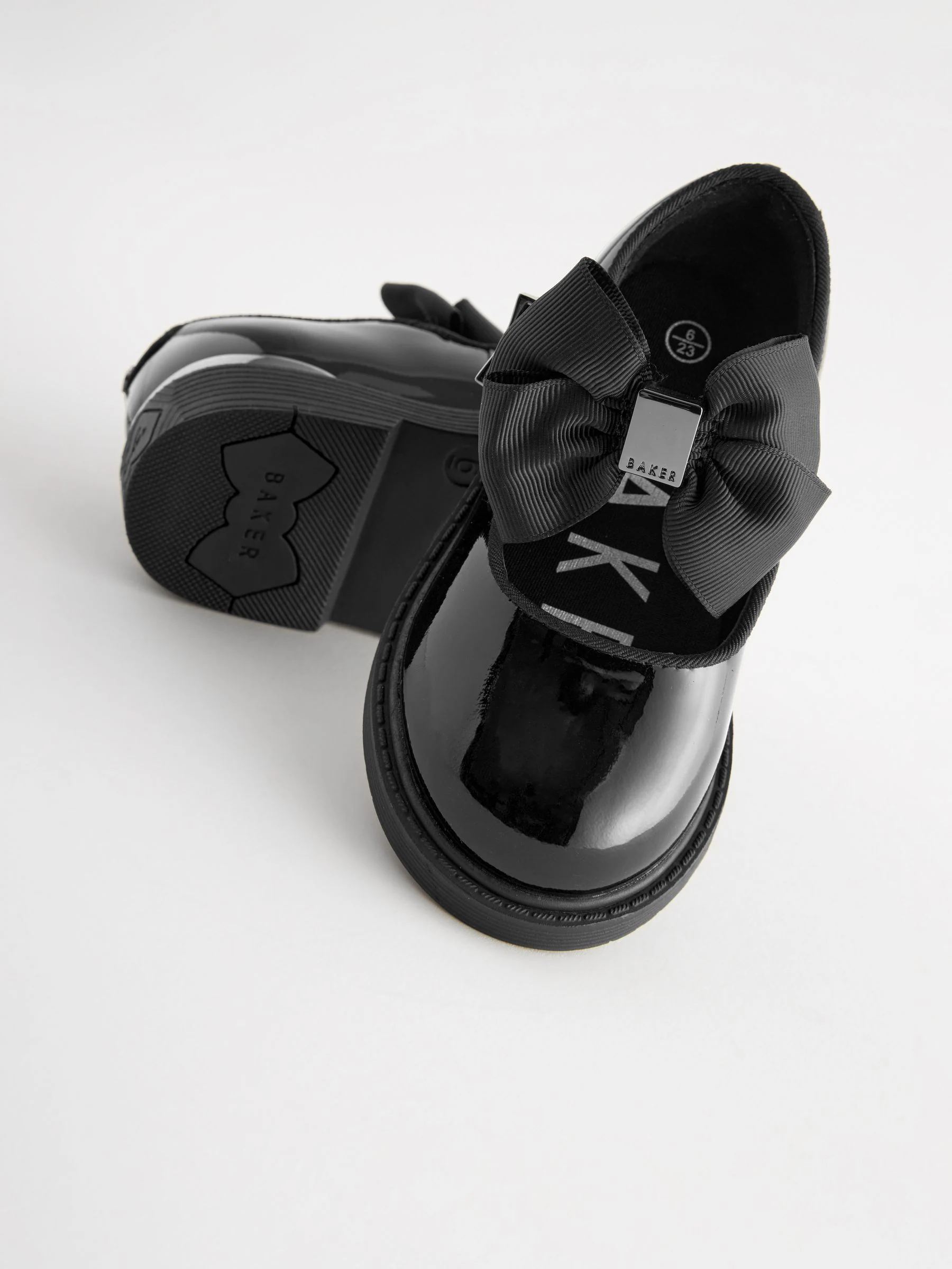 Zwart - Baker by Ted Baker Mary Jane-schoenen met strik voor meisjes