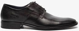 Bugatti leren heren veterschoenen Zwart Echt leer