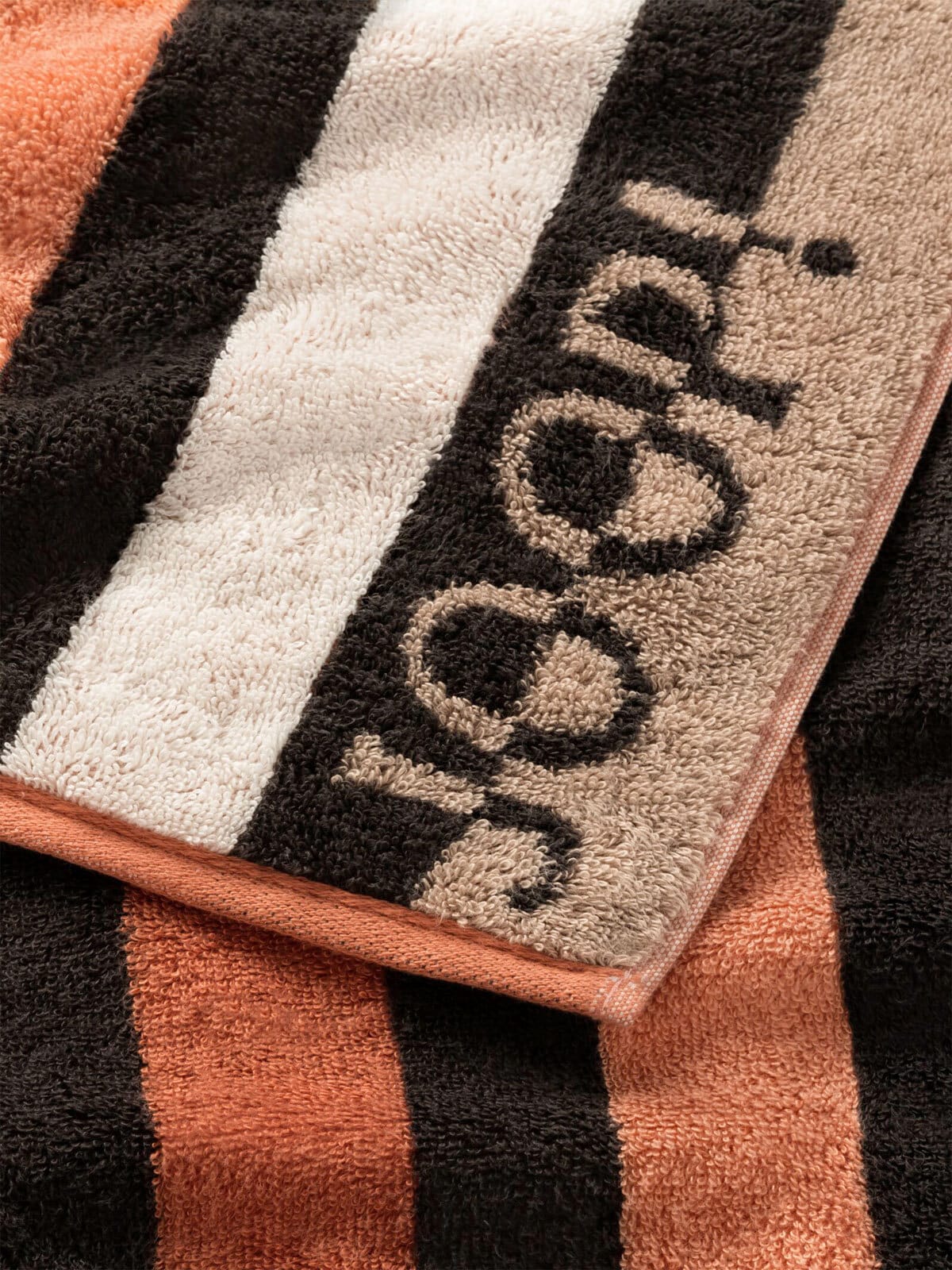 JOOP! Duschtuch TONE STRIPES 80 x 150 cm kupferfarbig