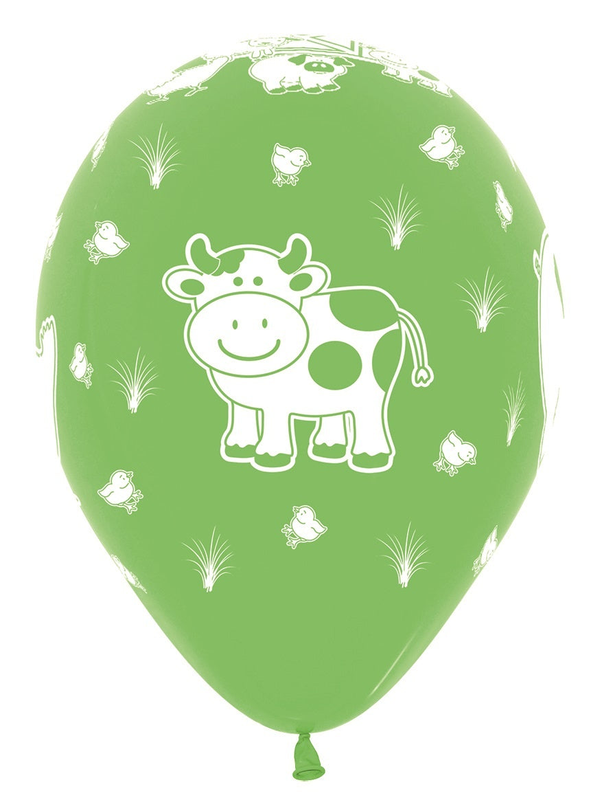 Ballonnen Farm Animals Mix 30cm 25st