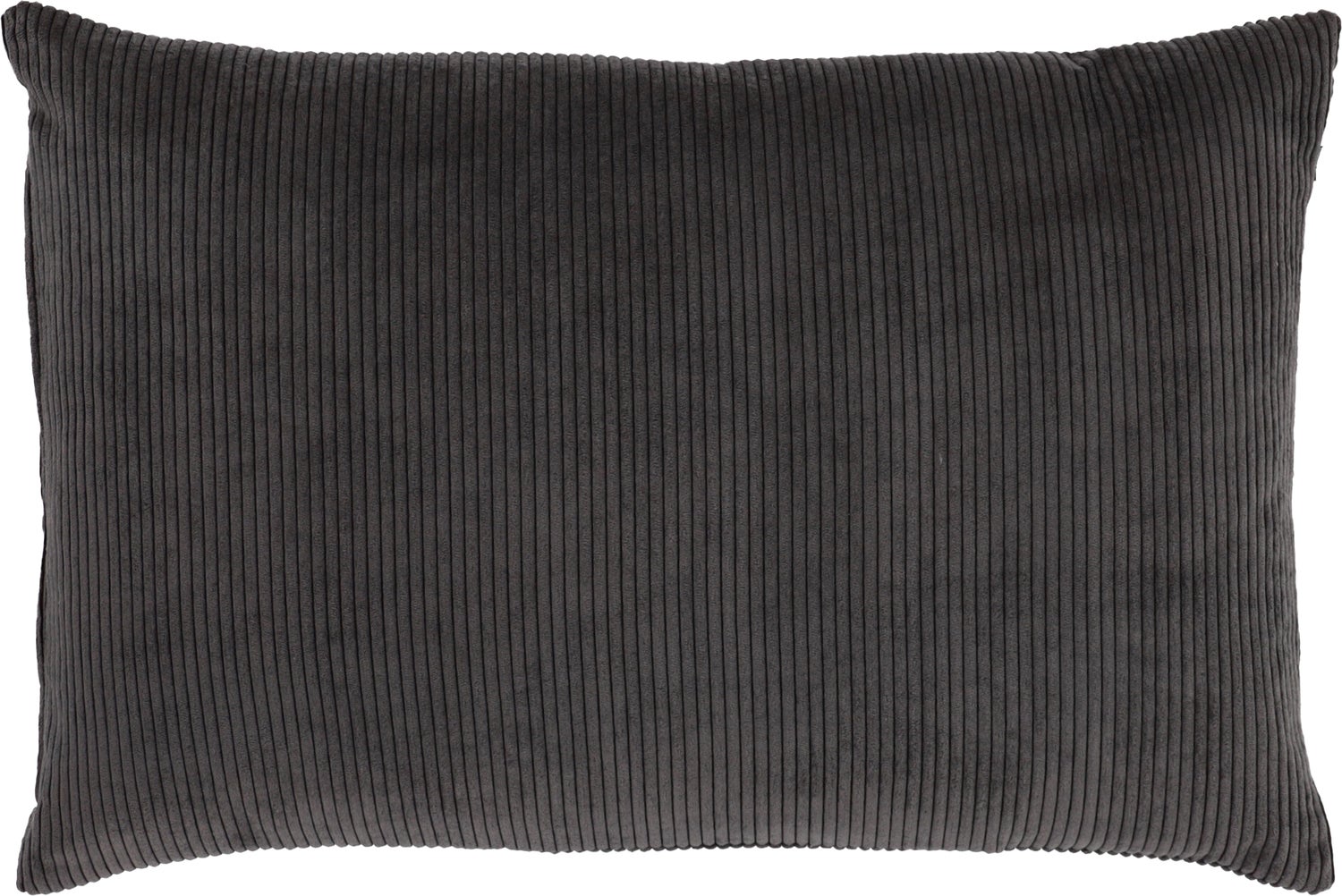 Sierkussen Velour grijs 50 x 30 x 10 cm