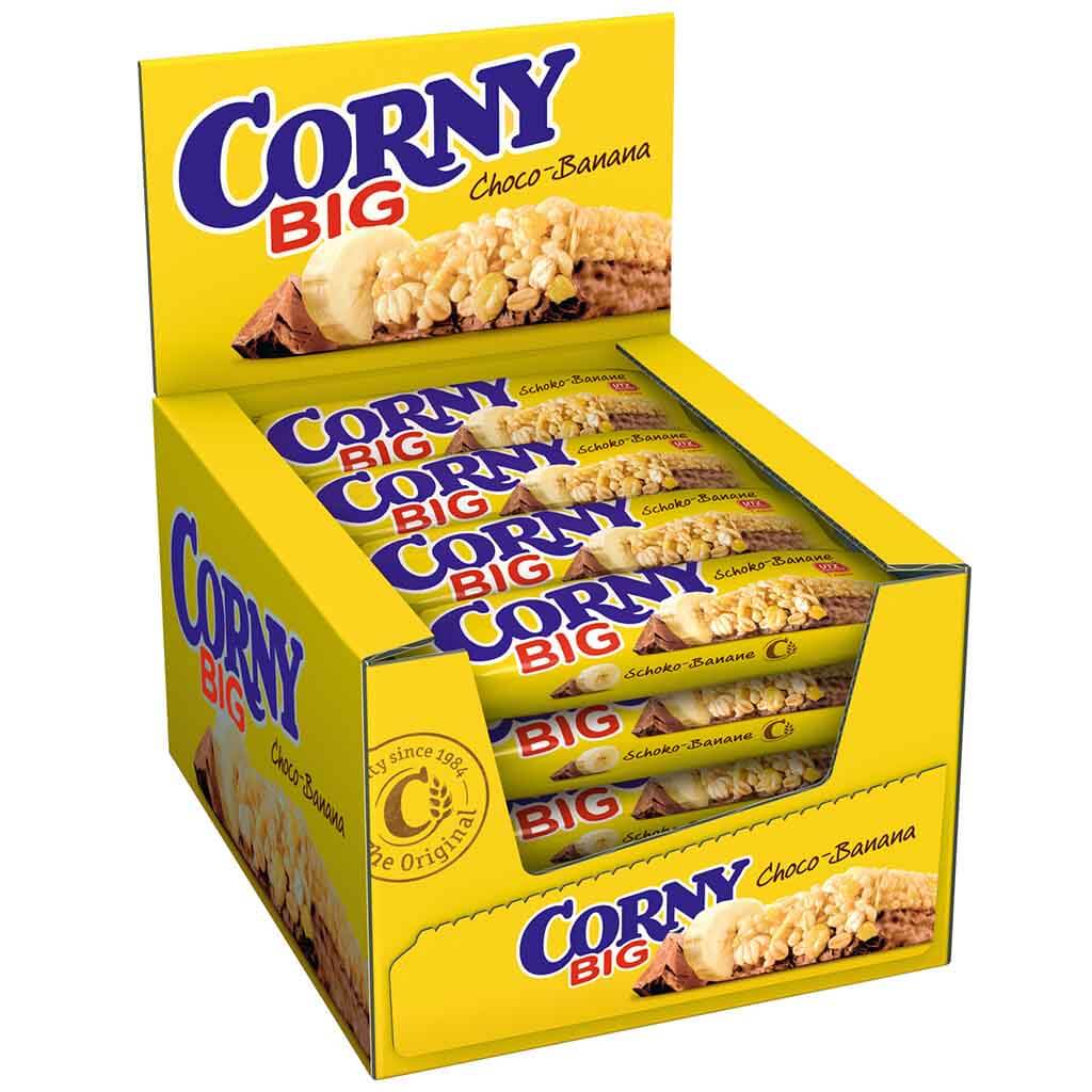24x CORNY Big Milchschokolade & Banane á 50g=1200g MHD:22.10.25