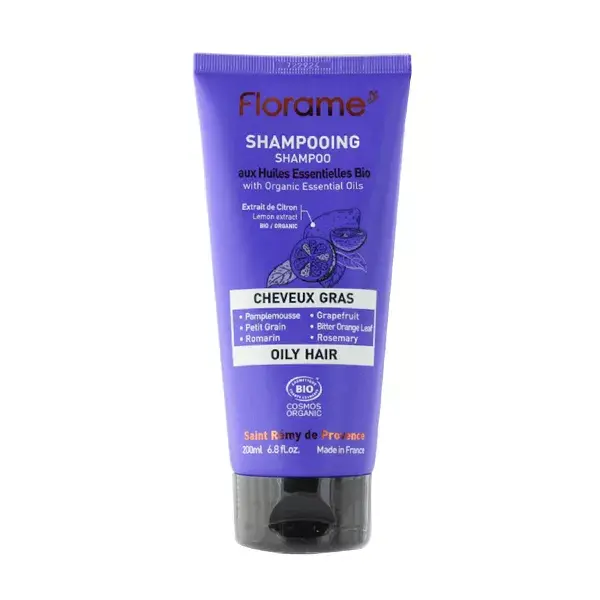Shampoo Orgânico Florame para Cabelos Oleosos 200ml