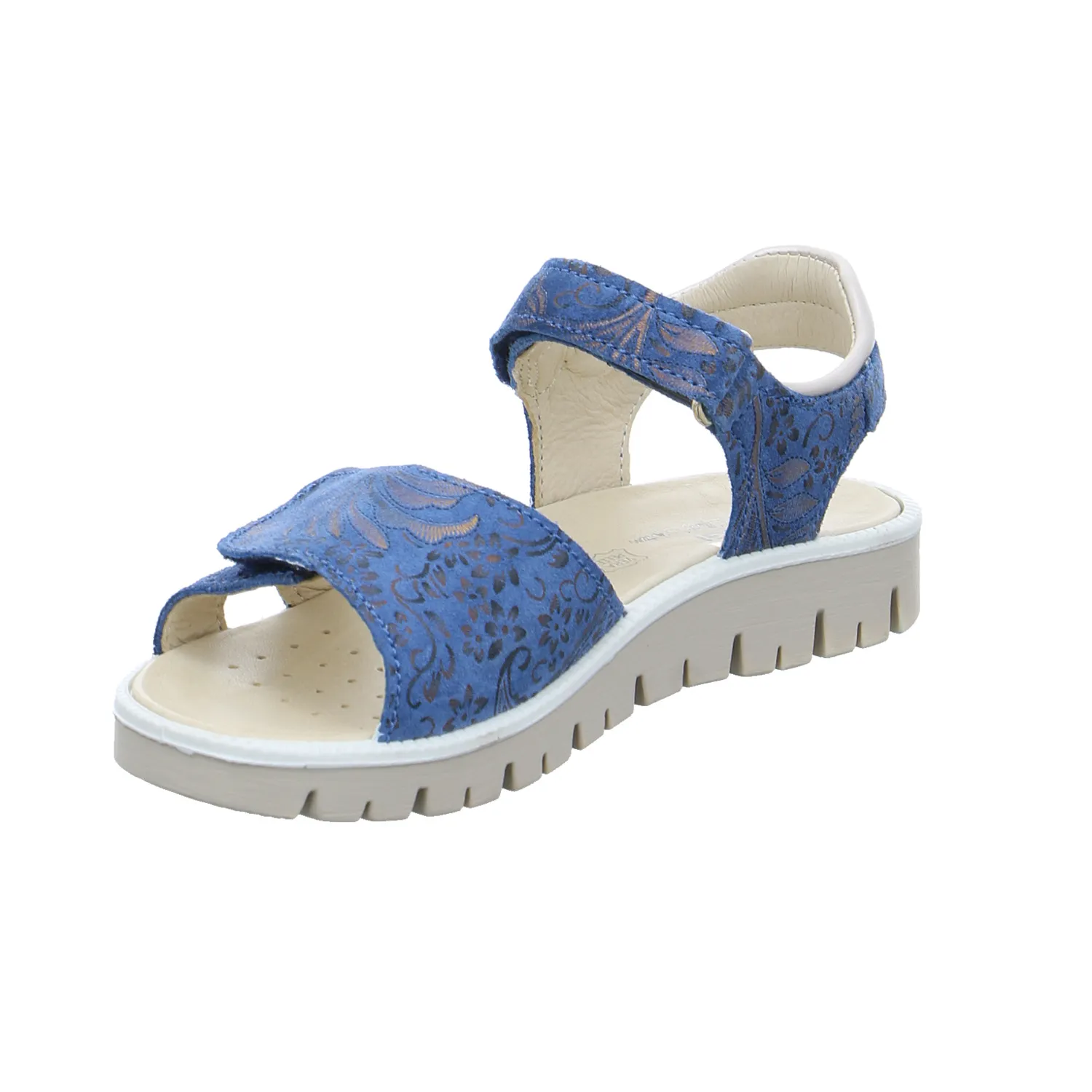 PRIMIGI Mädchen-Sandale Blau Leder  Sommerschuh