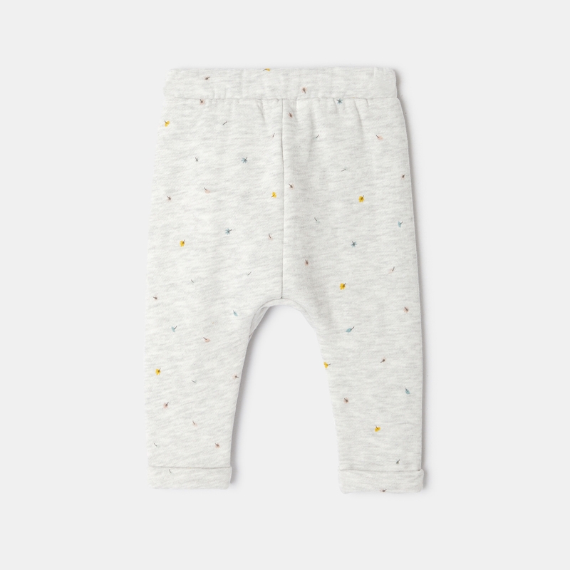 Pantalon en molleton imprimé blanc naissance Absorba