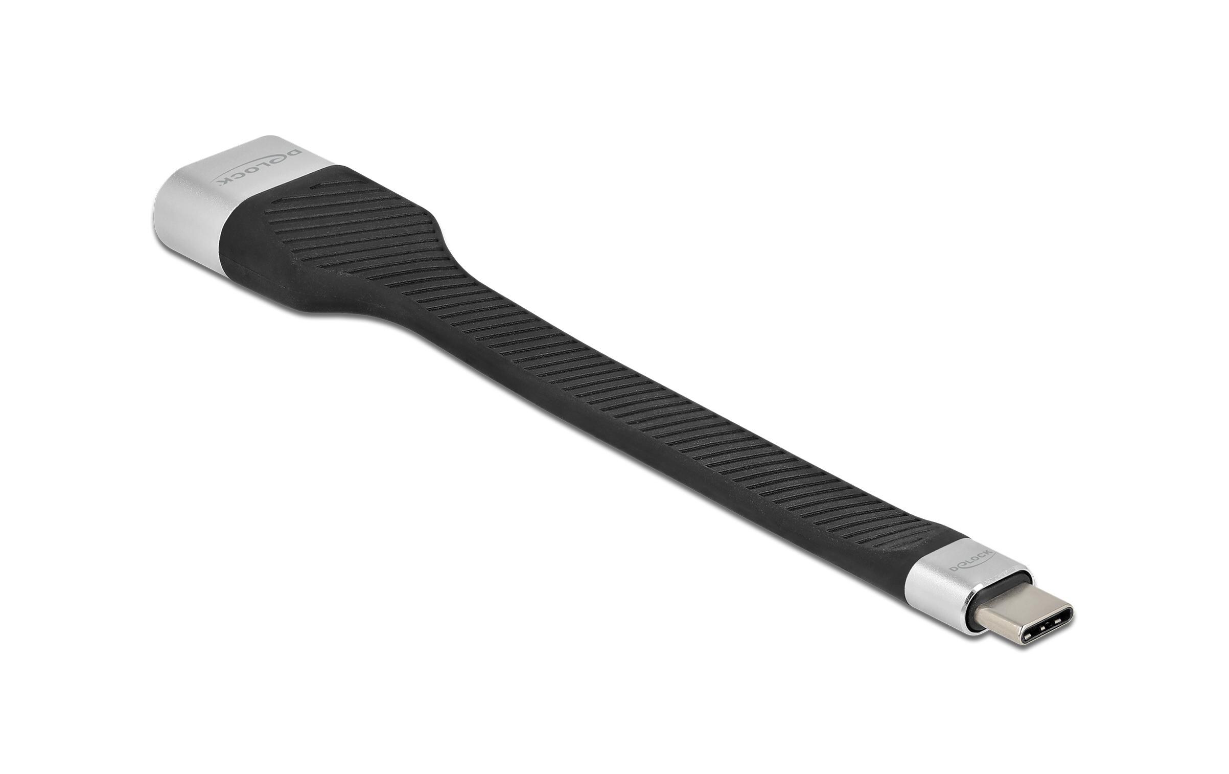 Kabel FPC Flachbandkabel USB Type-C - HDMI, 0.14 mDelock FPC Flachbandkabel USB Type-C zu HDMI (DP Alt Mode) 4K 60 Hz 14 cm