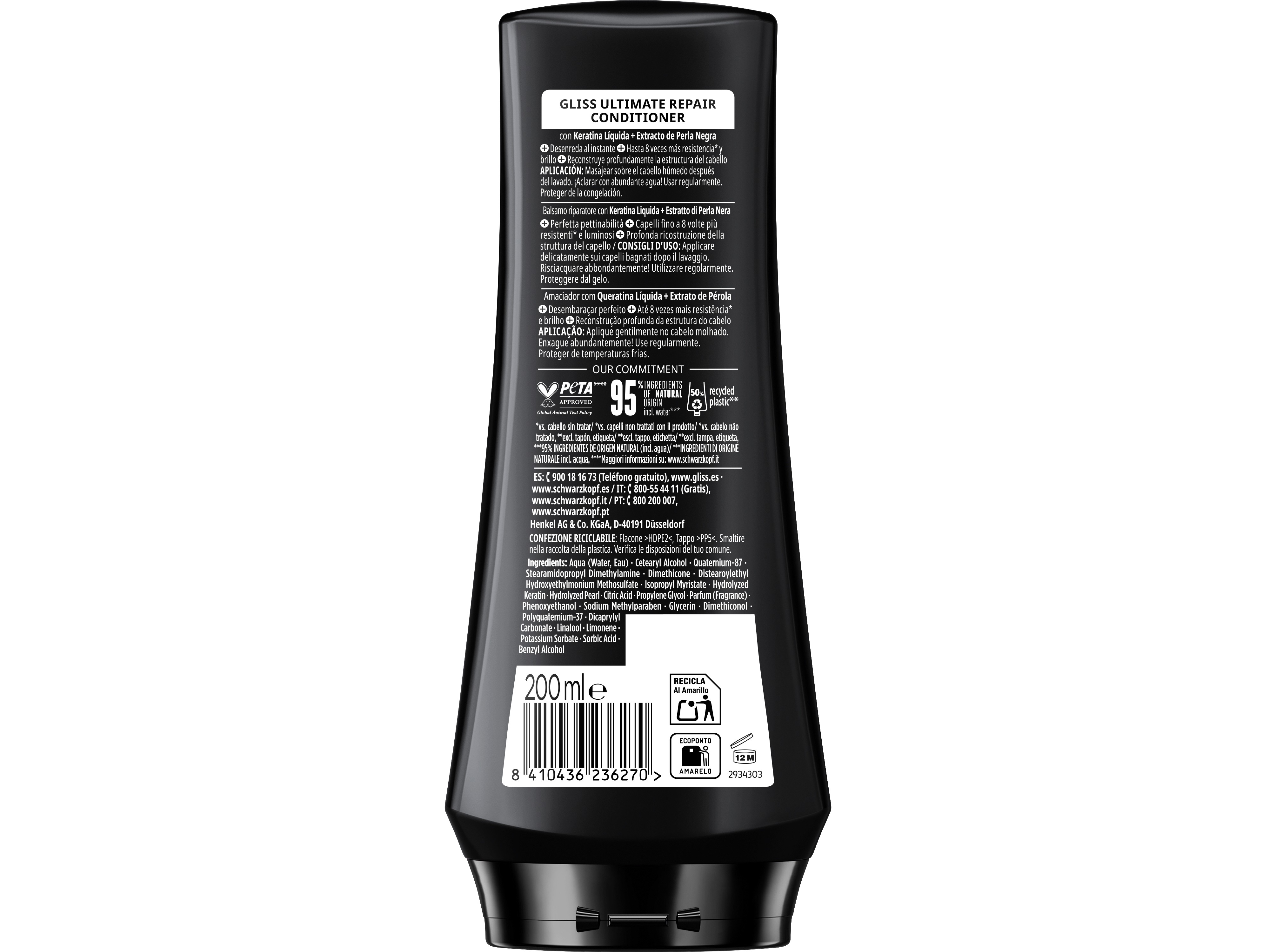 CONDICIONADOR GLISS REGENERADOR INTENSIVO 200ML