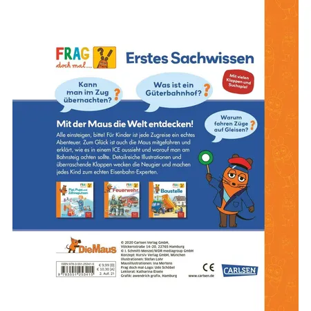 Carlsen VerlagFrag doch mal .. die Maus Eisenbahn