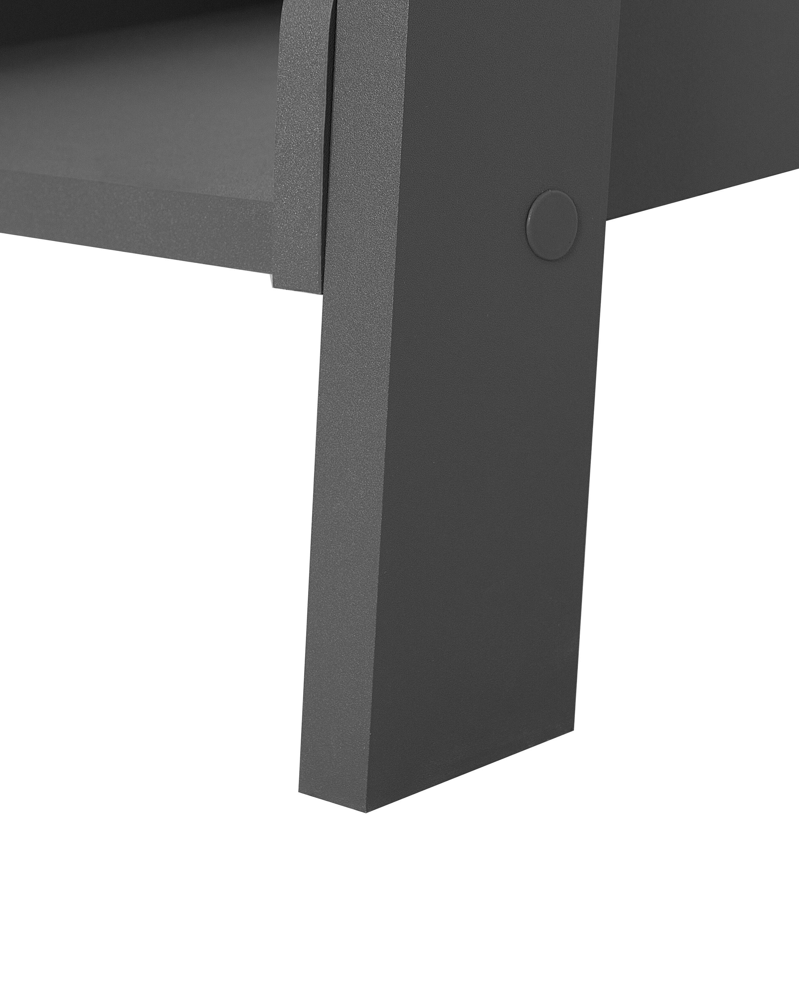 Opbergkast met 5 planken MOBILE DUO 166 cm Grijs