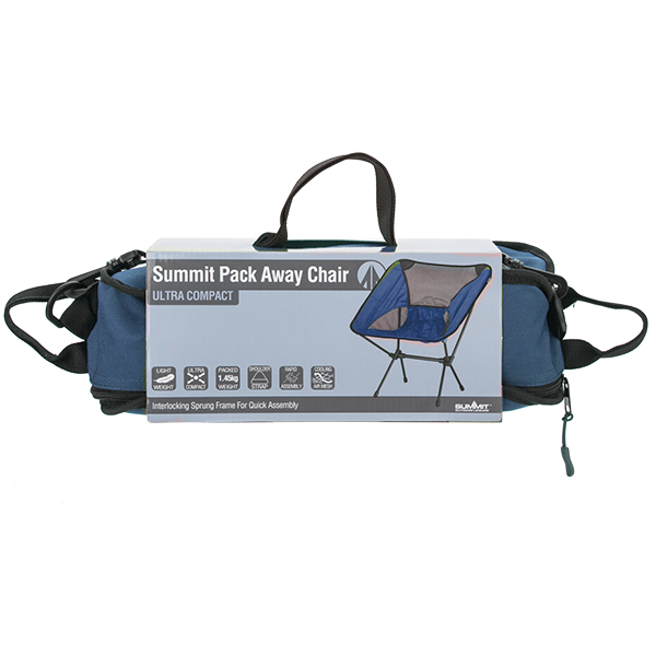 OUTDOOR STUHL ULTRALIGHT blau 1kg, Bis 100kg, 59x50x64cm