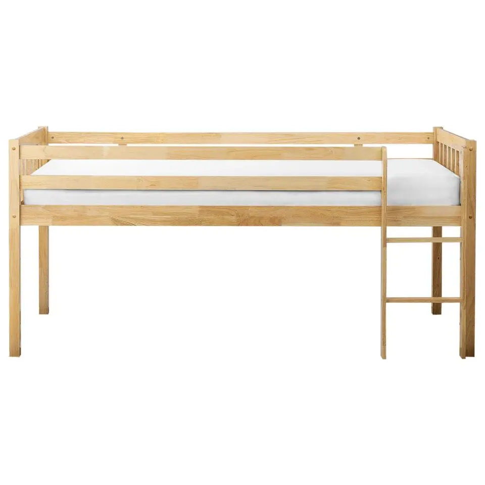 PEIPIN - Kinderbed - Lichtbruin - 90 x 200 cm - Hout