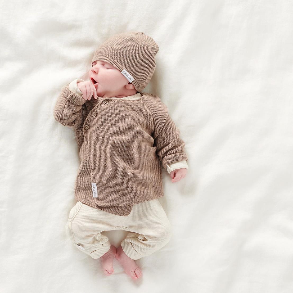 Noppies Newborn Muts Rosita - Taupe Melange