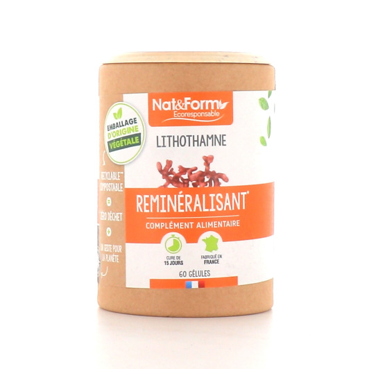 Nat & Form Lithothamne - Réminéralisant, Maintien de l'Ossature