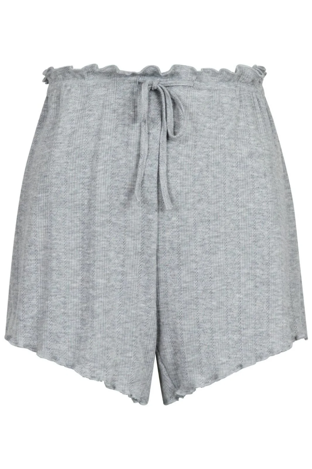 Neo Noir Merritt Pointelle Shorts light grey