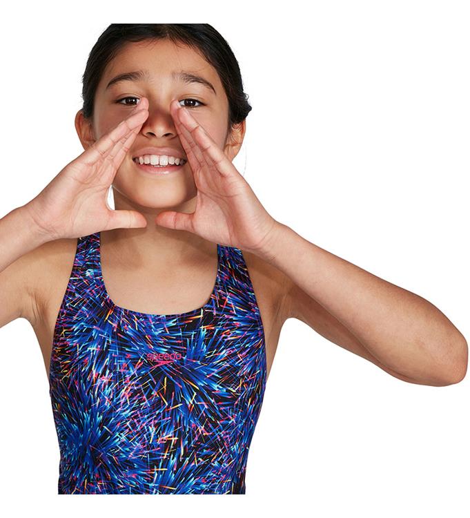 Speedo JR Eco+ Digital Allover Leaderback Badpak
