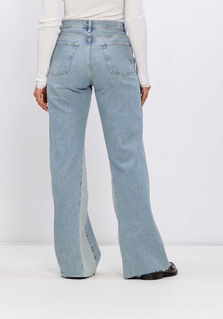 blauwe 7 for all mankind wide jeans panel lotta saebreeze