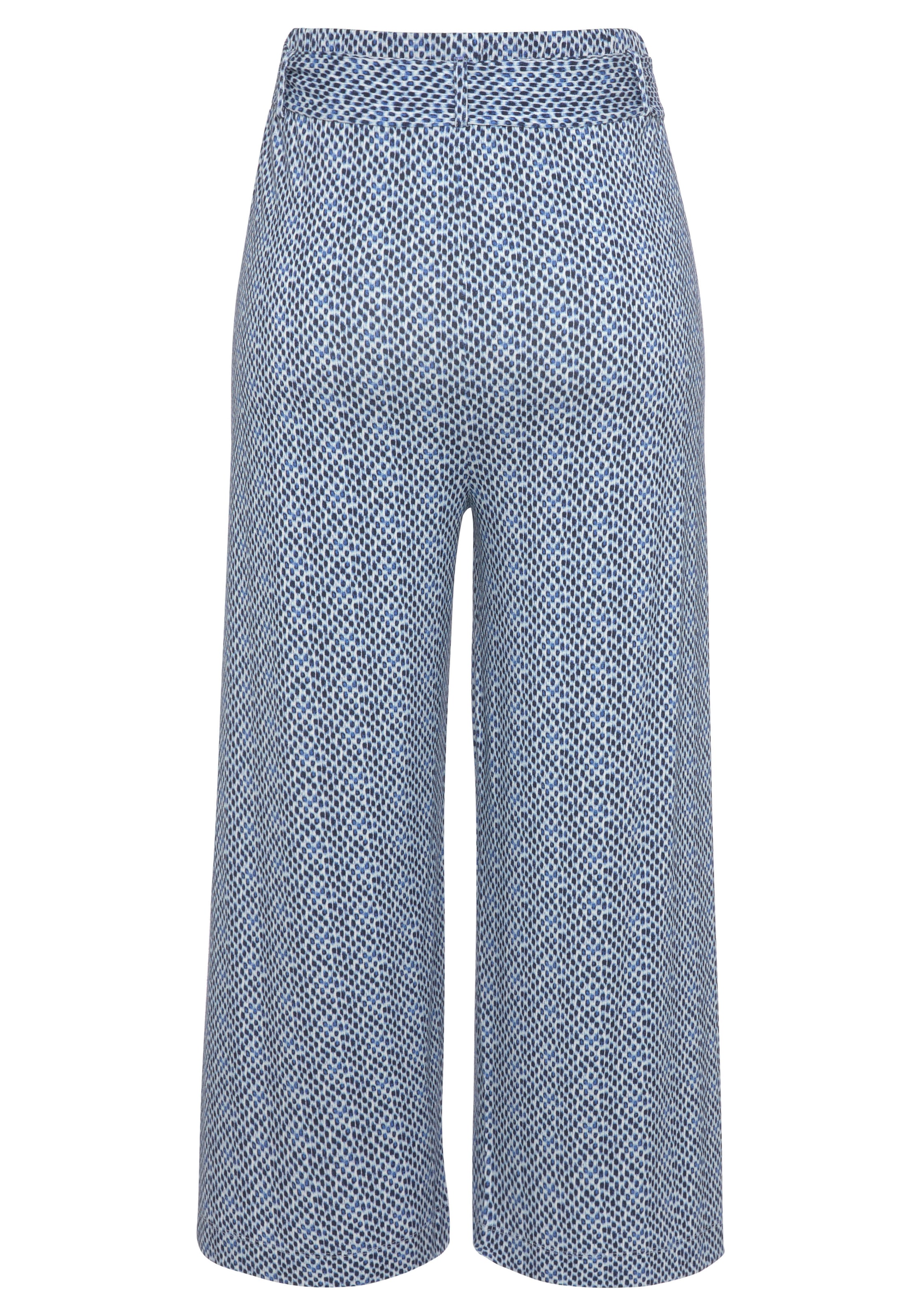 LASCANA Culotte  und Tupfenprint, leicht und elastisch, Jerseyhose, Sommerhose