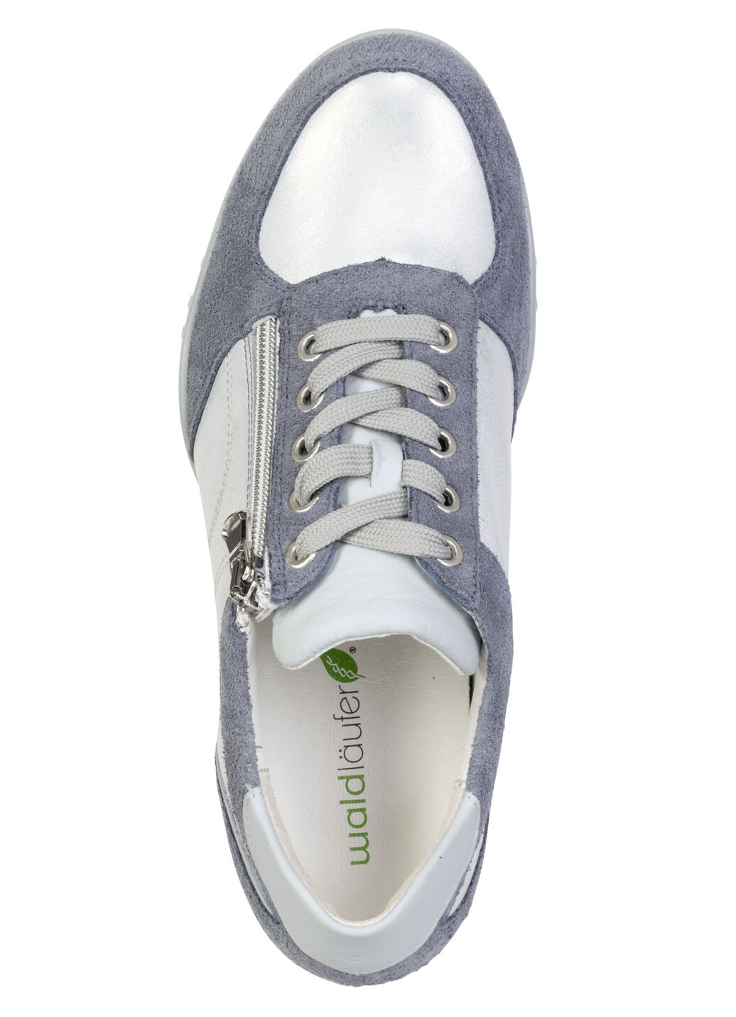 Waldläufer, bequeme Damen-Sneaker, Weite H, mit herausnehmbarem Fussbett