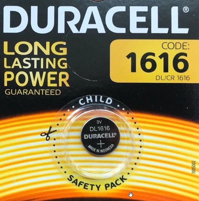 Duracell - CR1616 - Knoopcelbatterijen - 3 Volt - Lithium