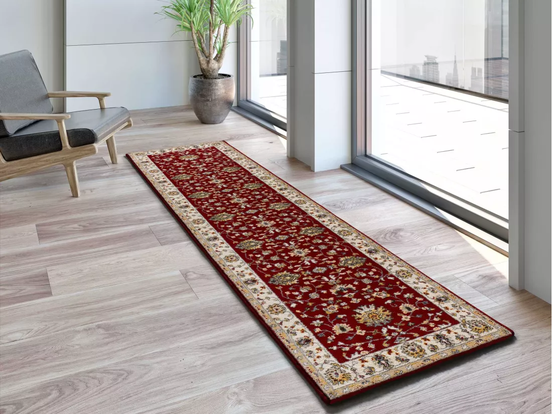 Tapis intérieur - classique - rouge - 67 x 250 cm - CLASSIC