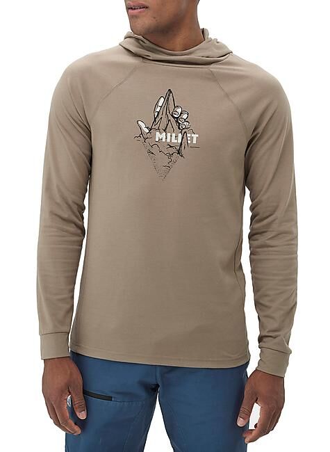 MILLET - T-SHIRT ML A CAPUCHE MILLET PRINT HOODIE M
